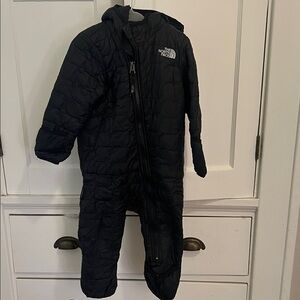The North Face Black Kids One Piece Footie